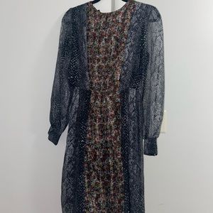 manoush robe longue python pliss midi dress